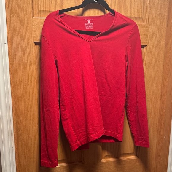 Jones New York Tops - Jones New York Bold Red Long Sleeve Top